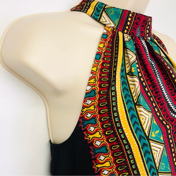 Band of Gypsies Azetc Print Halter Dress - Picture 7 of 16